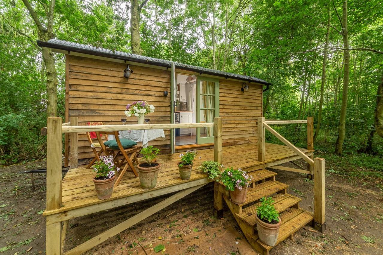 Willa Woodland Retreat Shepherds Hut Brundish Zewnętrze zdjęcie